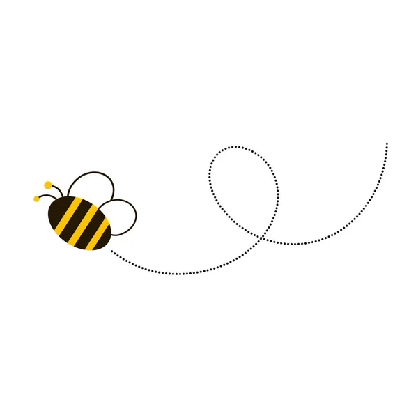 Diferentes Abeja Panal Vector Icono — Archivo Imágenes Vectoriales