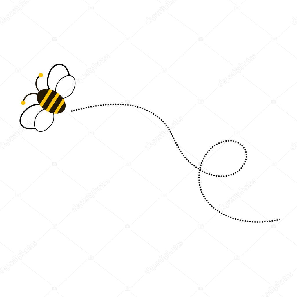 Different bee and honeycomb vector and icon