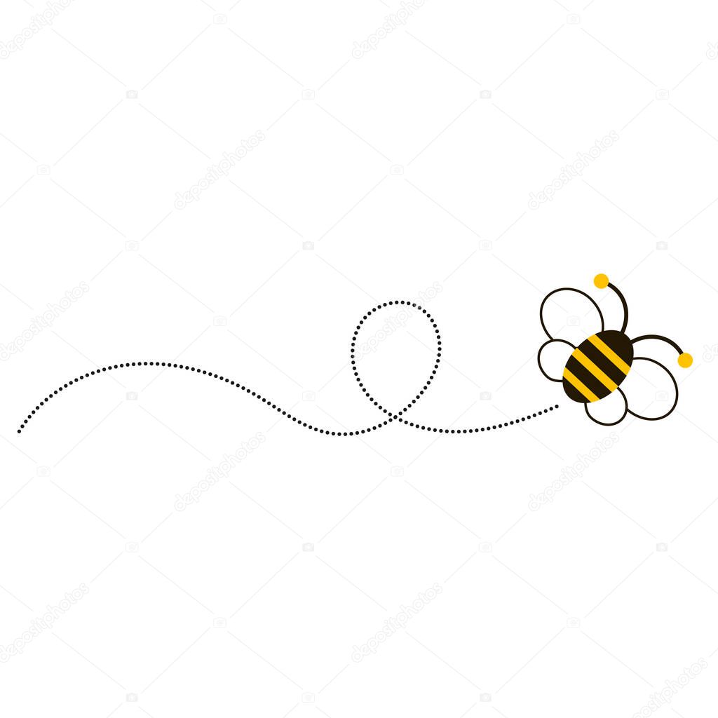 Different bee and honeycomb vector and icon