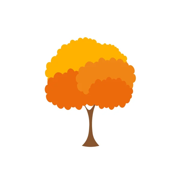 Зеленое Дерево Плодородное Разнообразие Форм Белом Фоне Набор Различных Наборов — стоковый вектор