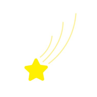 Yıldız, yıldızlı gece, kayan yıldız, havai fişekler, parılda, parılda, parılda yıldız, Noel 'de yıldız, yıldız süsleme vektör çizimi