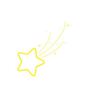 Yıldız, yıldızlı gece, kayan yıldız, havai fişekler, parılda, parılda, parılda yıldız, Noel 'de yıldız, yıldız süsleme vektör çizimi