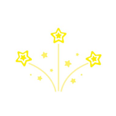 Yıldız, yıldızlı gece, kayan yıldız, havai fişekler, parılda, parılda, parılda yıldız, Noel 'de yıldız, yıldız süsleme vektör çizimi