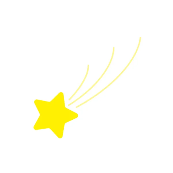 Зірка Зоряна Ніч Падаюча Зірка Феєрверк Мерехтливий Сяючий Блискуча Зірка — стоковий вектор