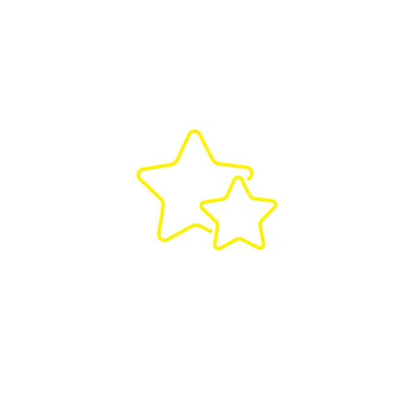 Yıldız Yıldızlı Gece Kayan Yıldız Havai Fişekler Parılda Parılda Parılda — Stok Vektör