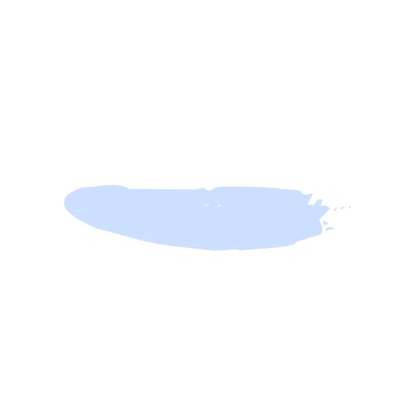 白い背景に孤立したブラシのセット ブラシストロークのコレクション 水彩画のデザインと汚れたテクスチャ 創造的なコンセプトアートベクトル図 — ストックベクタ