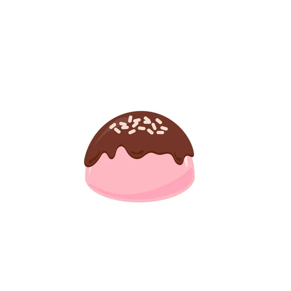 Various Desserts Donuts Chocolates — Stockvector