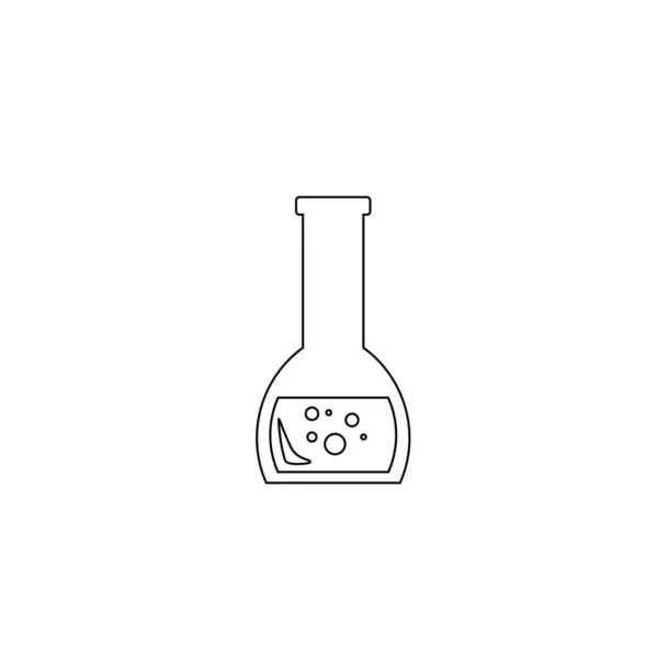Laboratoryjne Probówki Gotowe Zlewka Szklana Rurki Butelki Narzędzia Eksperymentów Laboratoryjnych — Wektor stockowy