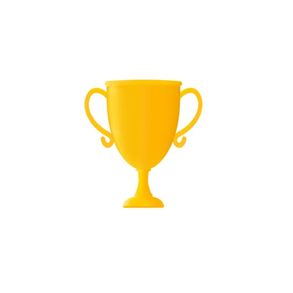 Championship Victory Award Trophy Honor Victory Medal Guldcupen Guldmedalj — Stock vektor