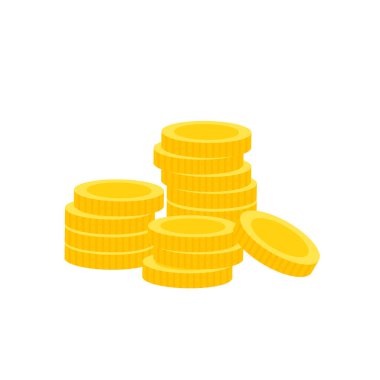 Vektör dolar banknot ve para, simge çizimleri ve vektör