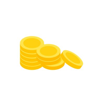 Vektör dolar banknot ve para, simge çizimleri ve vektör