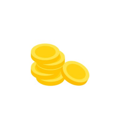 Vektör dolar banknot ve para, simge çizimleri ve vektör