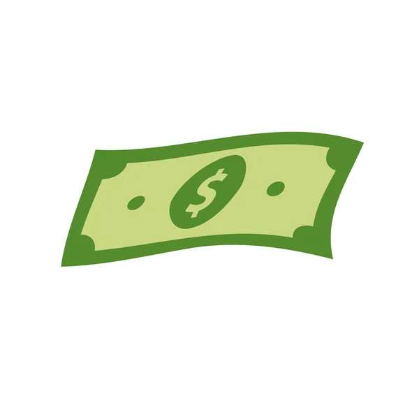 Vektör Dolar Banknot Para Simge Çizimleri Vektör — Stok Vektör