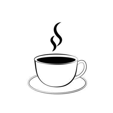 Kahve fincanı, taze kahve fincanı çizimi