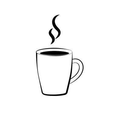 Kahve fincanı, taze kahve fincanı çizimi