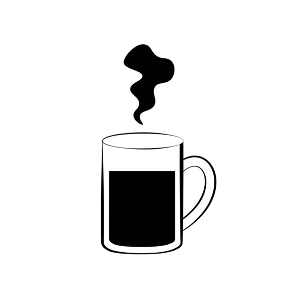 Filiżanka Kawy Świeża Kawa Wektor Ilustracja — Wektor stockowy