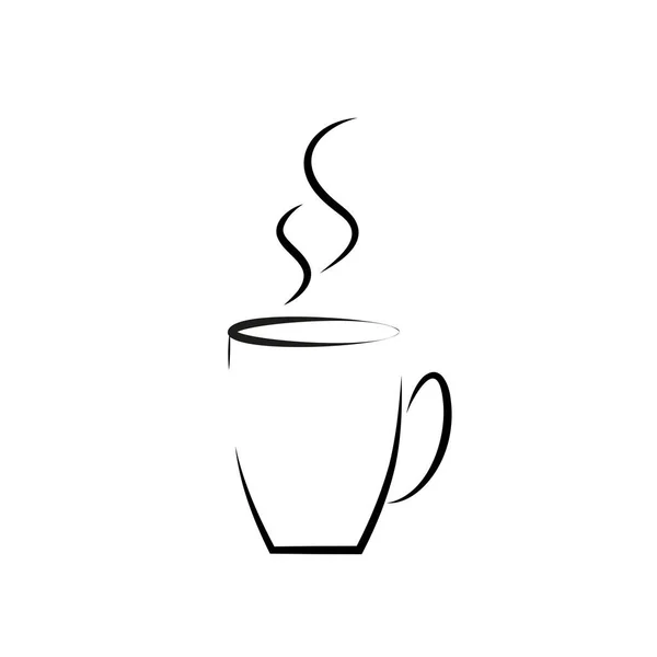 Coffee Cup Fresh Coffee Cup Vector Illustration — Stok Vektör