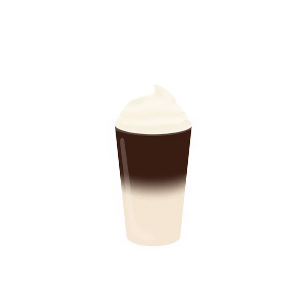 Coffee Cup Fresh Coffee Cup Vector Illustration — Vetor de Stock