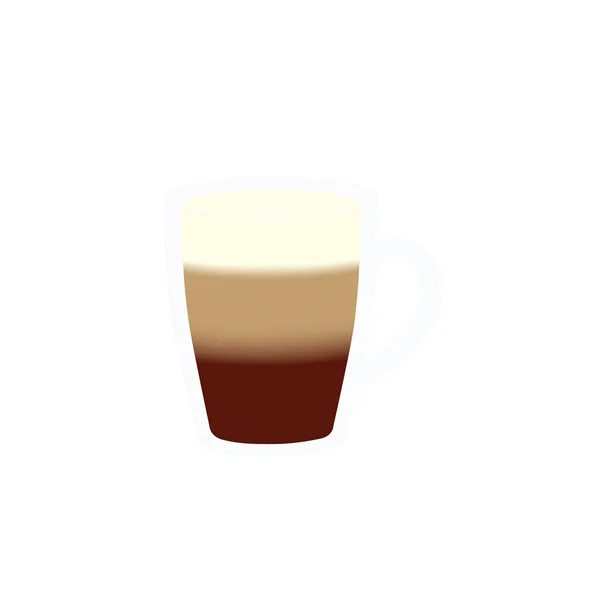 Filiżanka Kawy Świeża Kawa Wektor Ilustracja — Wektor stockowy