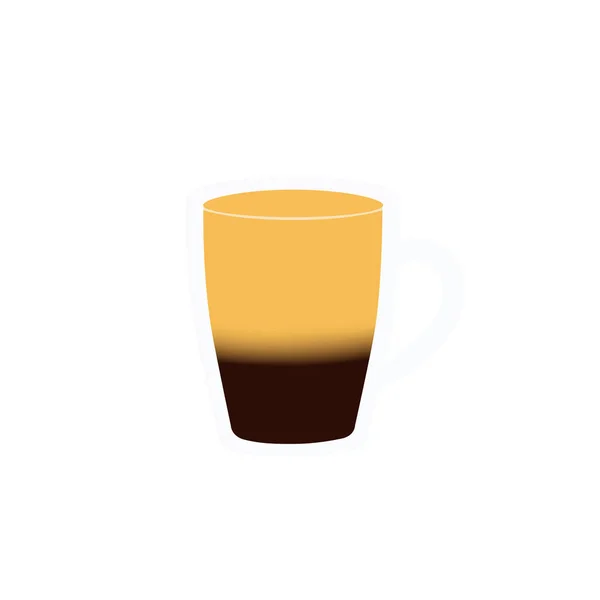Coffee Cup Fresh Coffee Cup Vector Illustration — Vetor de Stock