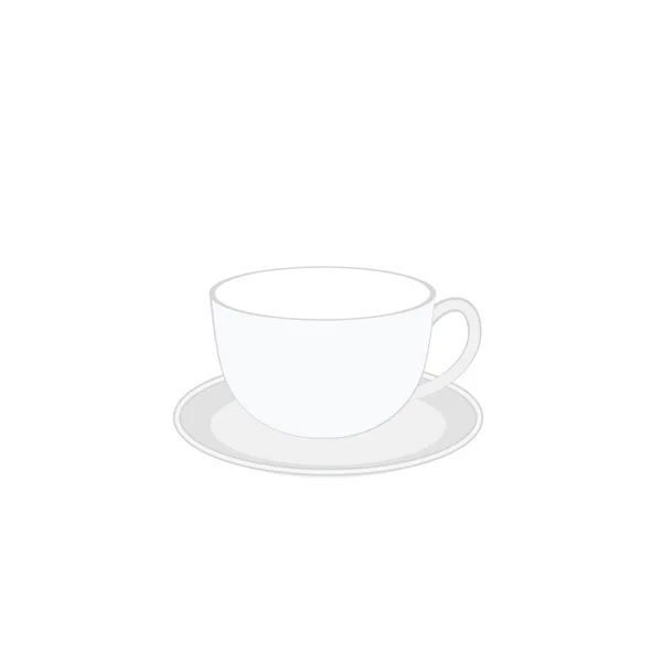 Kávécsésze Friss Kávéscsésze Vektor Illusztráció — Stock Vector