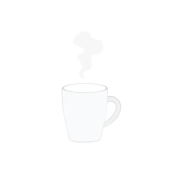 Kávécsésze Friss Kávéscsésze Vektor Illusztráció — Stock Vector