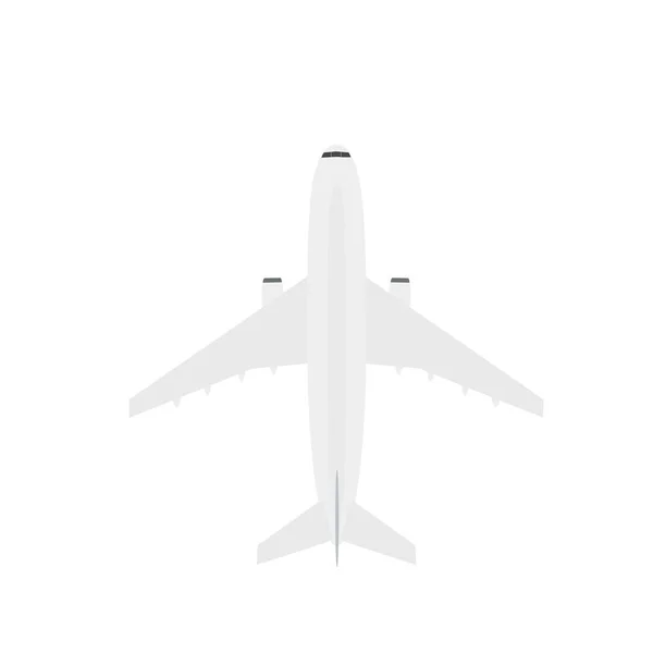 International Travel Passenger Plane Shipping Plane — Stock Vector