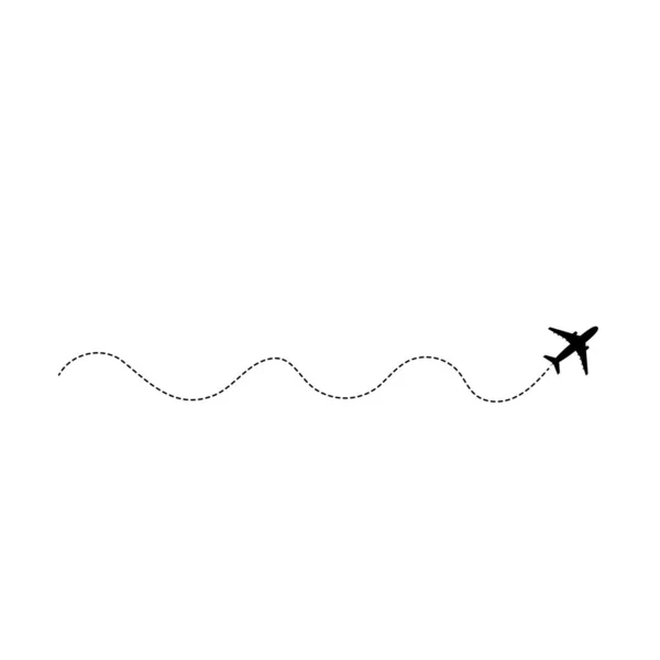 Yolcu Uçağıyla Uluslararası Seyahat Uçakla Nakliye — Stok Vektör