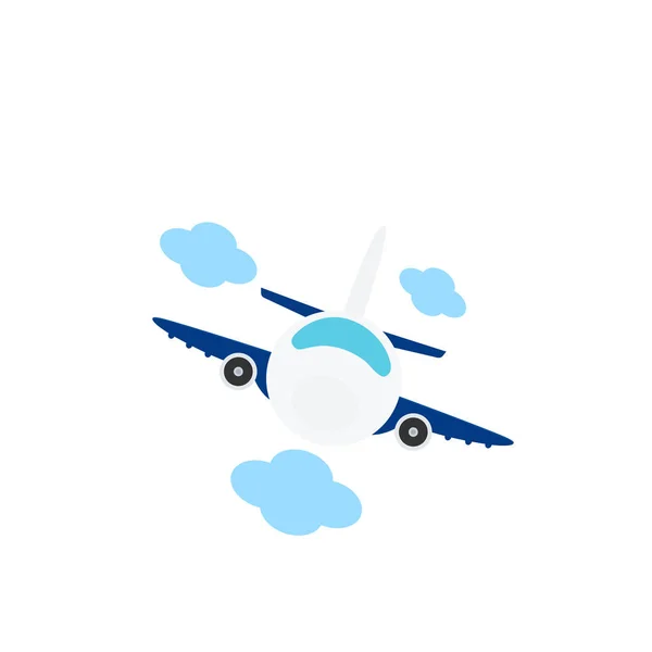 International Travel Passenger Plane Shipping Plane — Stock vektor