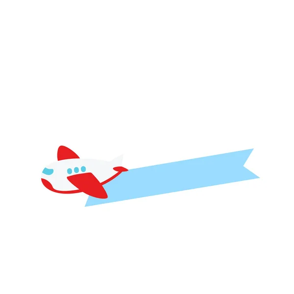 International Travel Passenger Plane Shipping Plane — Stockvector