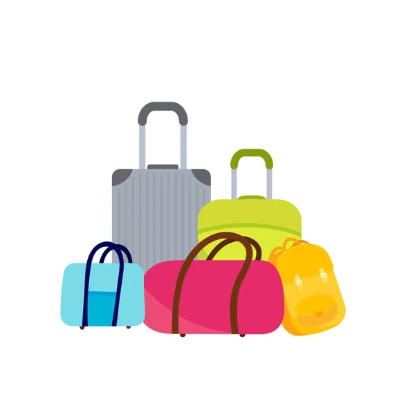 Suitcases Luggage Travel Adventure —  Vetores de Stock