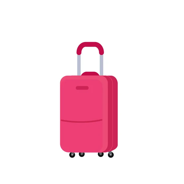 Koffers Bagage Voor Reizen Avontuur — Stockvector