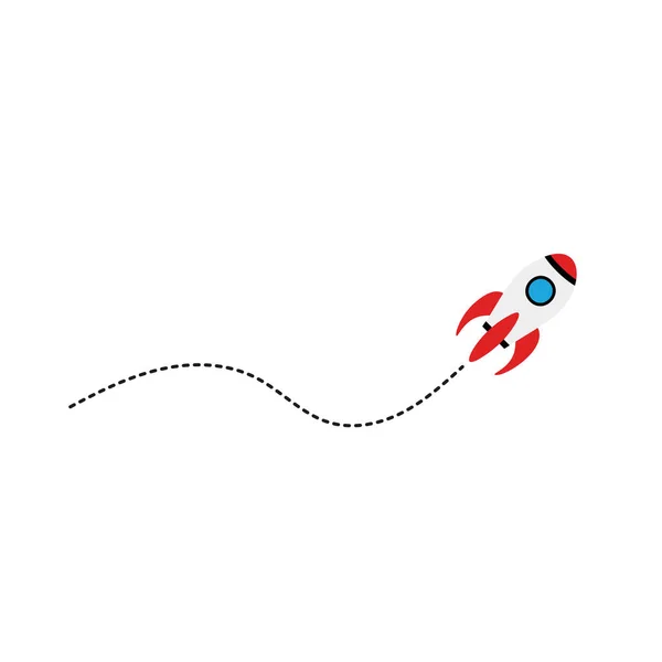 Traveling Space Rockets Space Shuttles — Stok Vektör