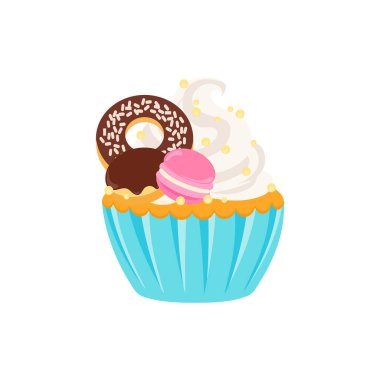 Parti kekleri Pastalar, doğum günü partileri, çeşitli tatlardan kekler, çikolata, limon, yabanmersini, vanilya, süt, karışık meyveli kekler