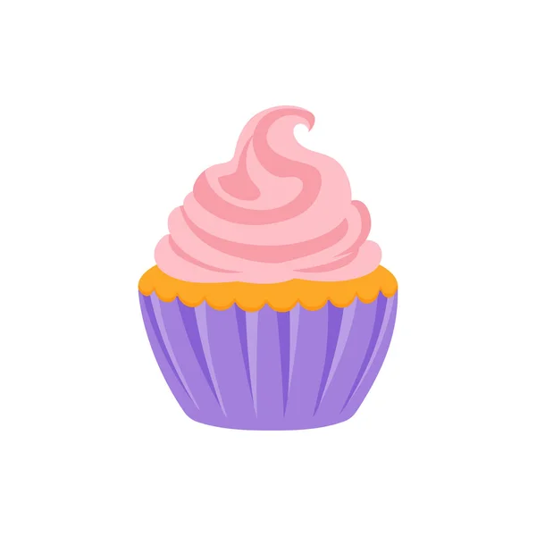 Party Cupcakes Tartsa Sütemények Születésnapi Partik Cupcakes Különböző Ízek Csokoládé — Stock Vector