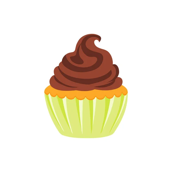 Cupcakes Fête Gardez Gâteaux Fêtes Anniversaire Cupcakes Différentes Saveurs Chocolat — Image vectorielle