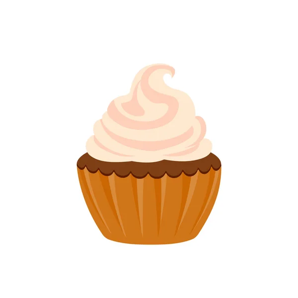 パーティーカップケーキケーキ 誕生日パーティー 様々な味のカップケーキ チョコレート レモン ブルーベリー バニラ ミルク 混合フルーツカップケーキを保つ — ストックベクタ