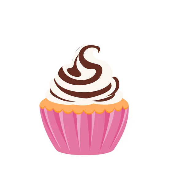 Cupcakes Fiesta Mantenga Pasteles Fiestas Cumpleaños Cupcakes Varios Sabores Chocolate — Vector de stock