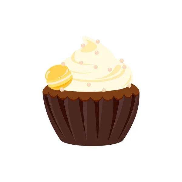 Cupcakes Fiesta Mantenga Pasteles Fiestas Cumpleaños Cupcakes Varios Sabores Chocolate — Vector de stock