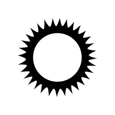 Parlayan güneş, küresel güneş ikonu, karikatür metin çerçevesi, çeşitli dairesel konuşma baloncukları, sohbet