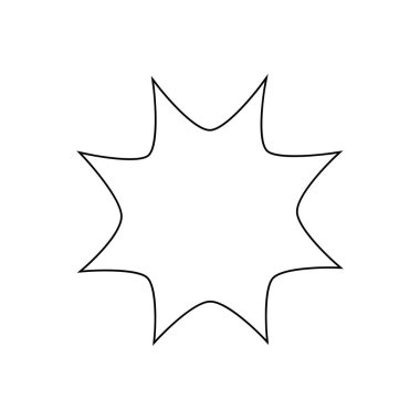 Parlayan güneş, küresel güneş ikonu, karikatür metin çerçevesi, çeşitli dairesel konuşma baloncukları, sohbet