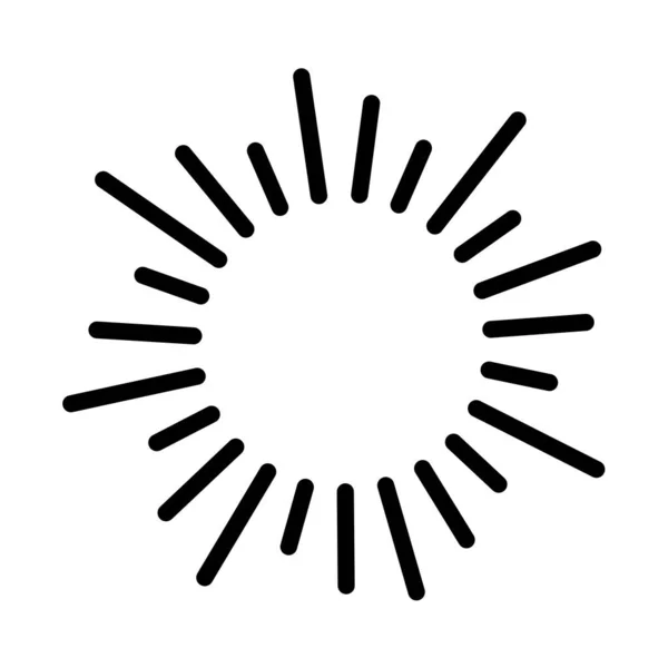 Sole Splendente Icona Solare Sferica Cornice Testo Del Fumetto Varie — Vettoriale Stock