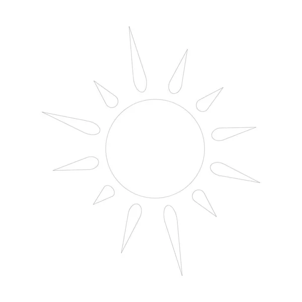 Parlayan Güneş Küresel Güneş Ikonu Karikatür Metin Çerçevesi Çeşitli Dairesel — Stok Vektör