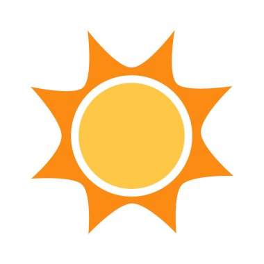 Parlayan güneş, küresel güneş ikonu, karikatür metin çerçevesi, çeşitli dairesel konuşma baloncukları, sohbet