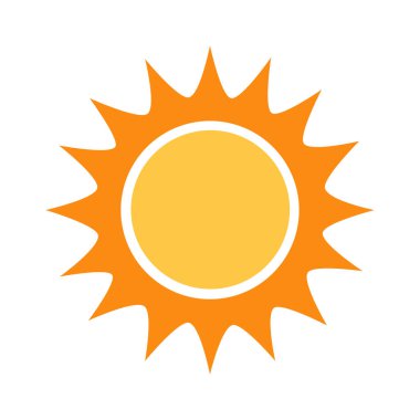 Parlayan güneş, küresel güneş ikonu, karikatür metin çerçevesi, çeşitli dairesel konuşma baloncukları, sohbet