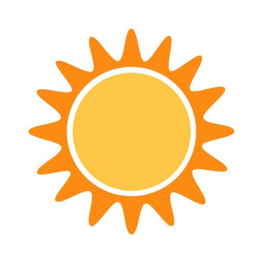 Parlayan güneş, küresel güneş ikonu, karikatür metin çerçevesi, çeşitli dairesel konuşma baloncukları, sohbet