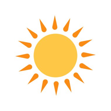 Parlayan güneş, küresel güneş ikonu, karikatür metin çerçevesi, çeşitli dairesel konuşma baloncukları, sohbet