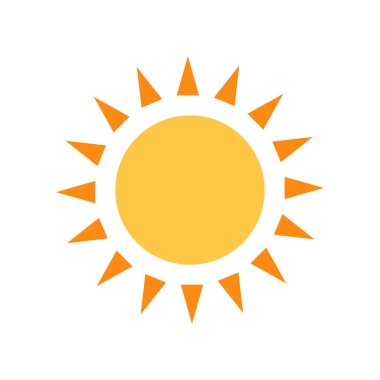 Parlayan güneş, küresel güneş ikonu, karikatür metin çerçevesi, çeşitli dairesel konuşma baloncukları, sohbet