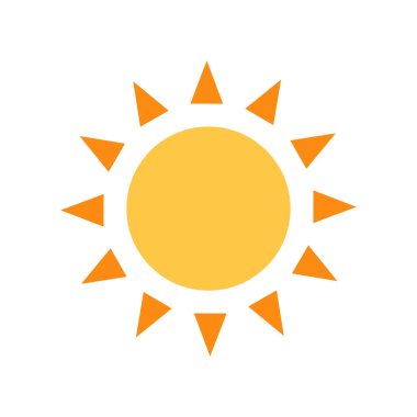 Parlayan güneş, küresel güneş ikonu, karikatür metin çerçevesi, çeşitli dairesel konuşma baloncukları, sohbet