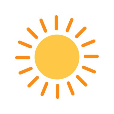 Parlayan güneş, küresel güneş ikonu, karikatür metin çerçevesi, çeşitli dairesel konuşma baloncukları, sohbet